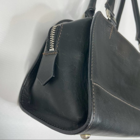 Dooney & Bourke Black Leather Mini Alto Dome Bag - Picture 4 of 9